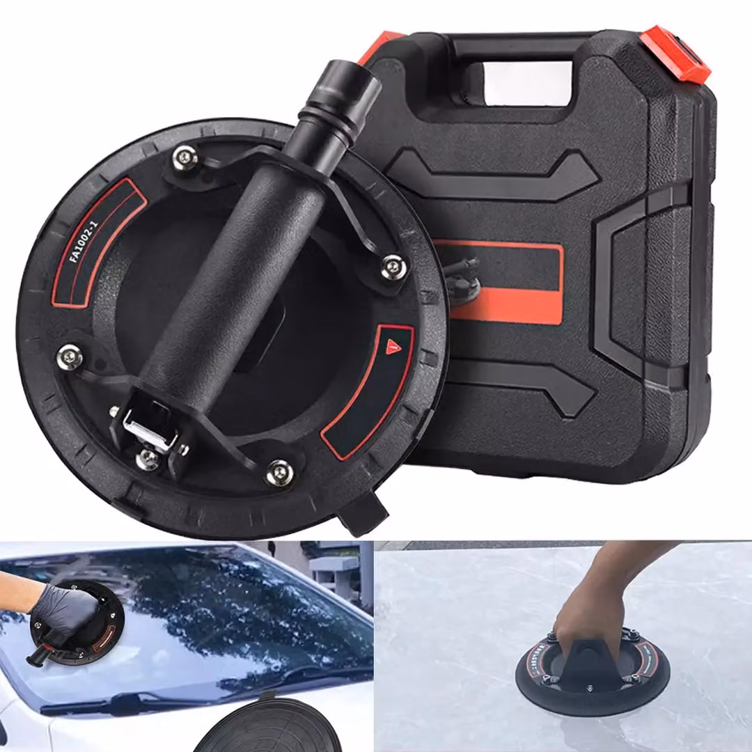 SPETLEK Heavy Duty Vacuum Suction Cup Glass Lifter in Black – 3