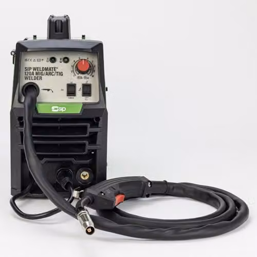 SIP Weldmate 120A 3-in-1 MIG ARC TIG Inverter Welding Machine, Green – 3