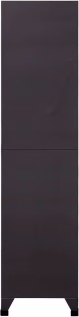 Berkfield Home Steel Locker Cabinet in Anthracite and White, W/D/H: 90 x 45 x 180 cm – 1