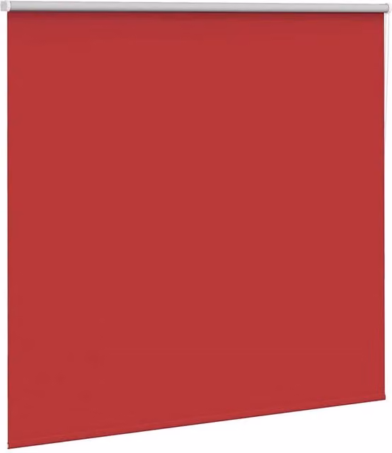 Berkfield Home Red Blackout Roller Blind, Polyester Fabric, W: 160 cm, H: 175 cm – 1
