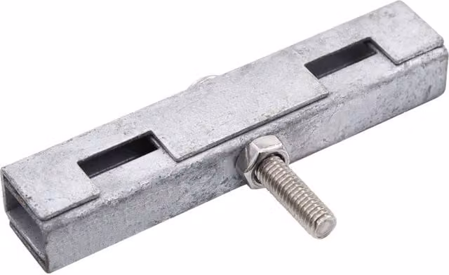 Berkfield Home Garden U Mat Connector Set of 10 in Silver Galvanised Steel