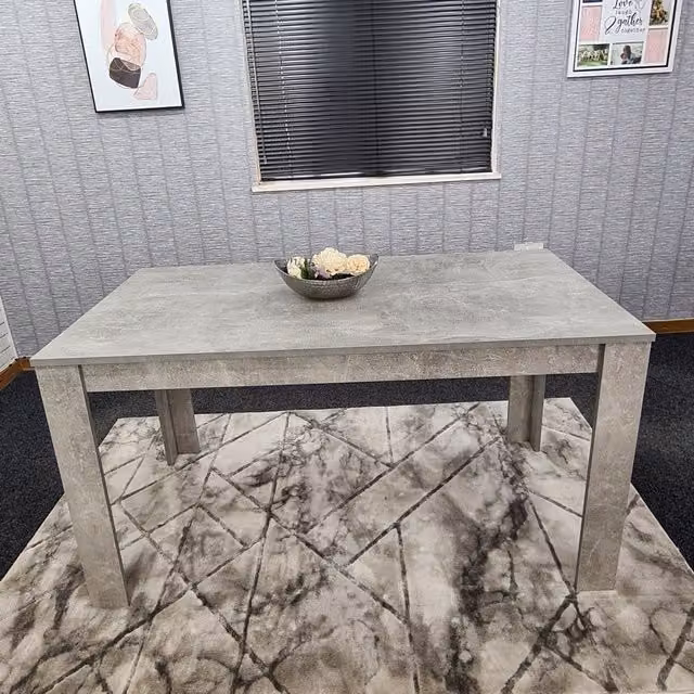 Kosy Koala Modern Square Dining Table in Matt Grey