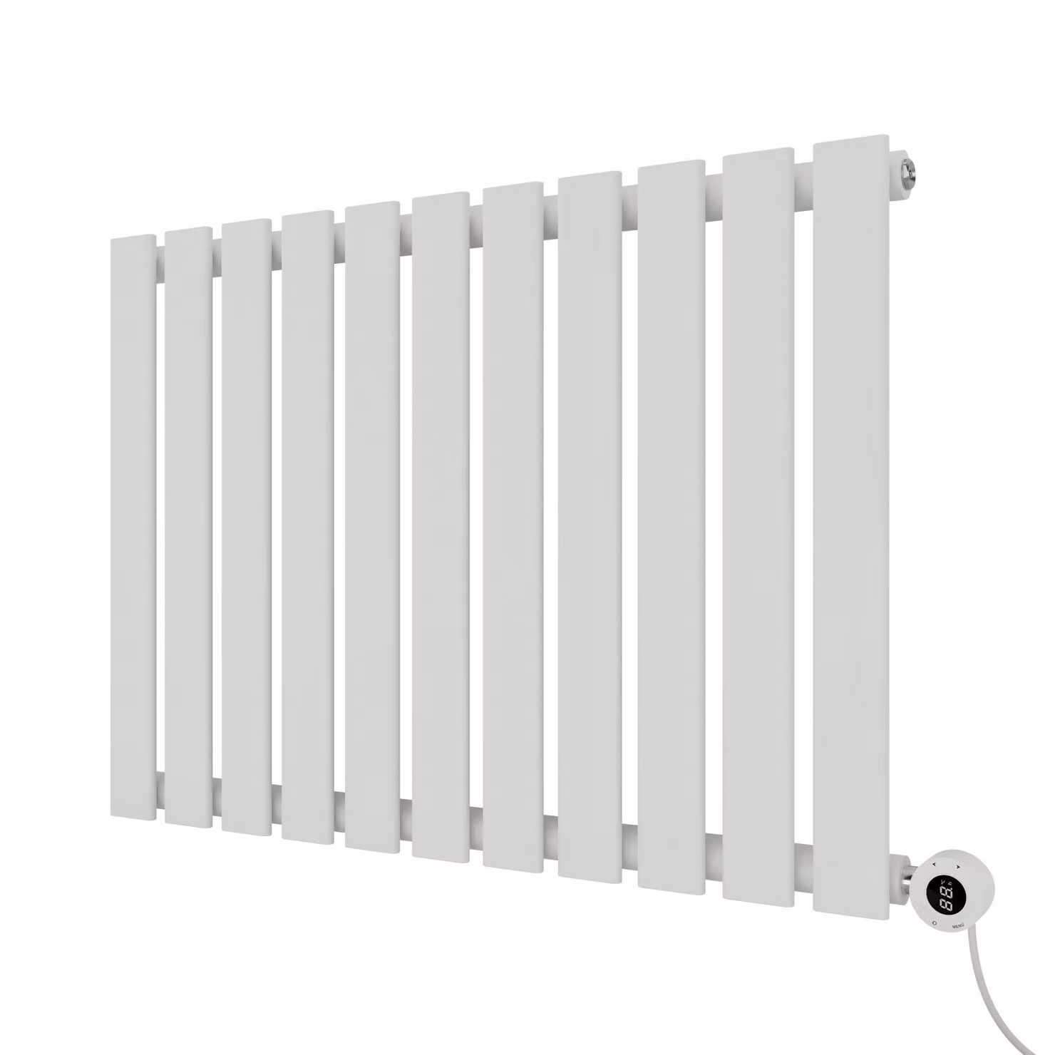 Agadon Lola Electric Designer Panel Radiator in White, W: 60.0 cm, H: 82.8 cm – 2