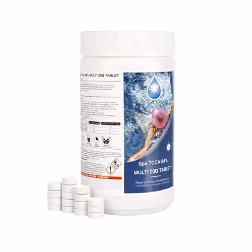 SHATCHI 4 in 1 Multifunctional Slow Release Chlorine Disinfection Tablets, 1 kg (50 x 20g) – 1
