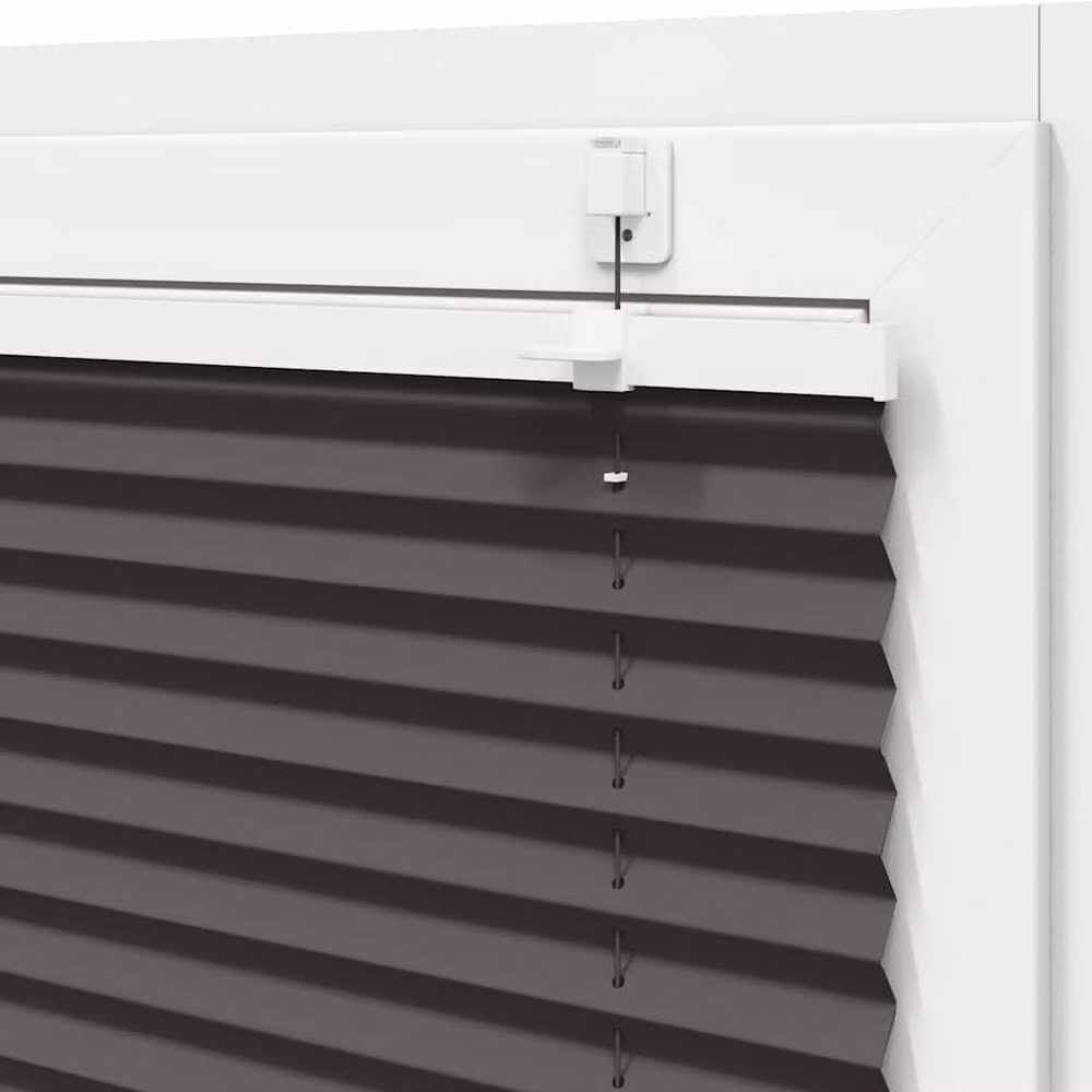 Berkfield Home Single Pleat Black Polyester Blind, W: 120 cm, H: 200 cm – 5