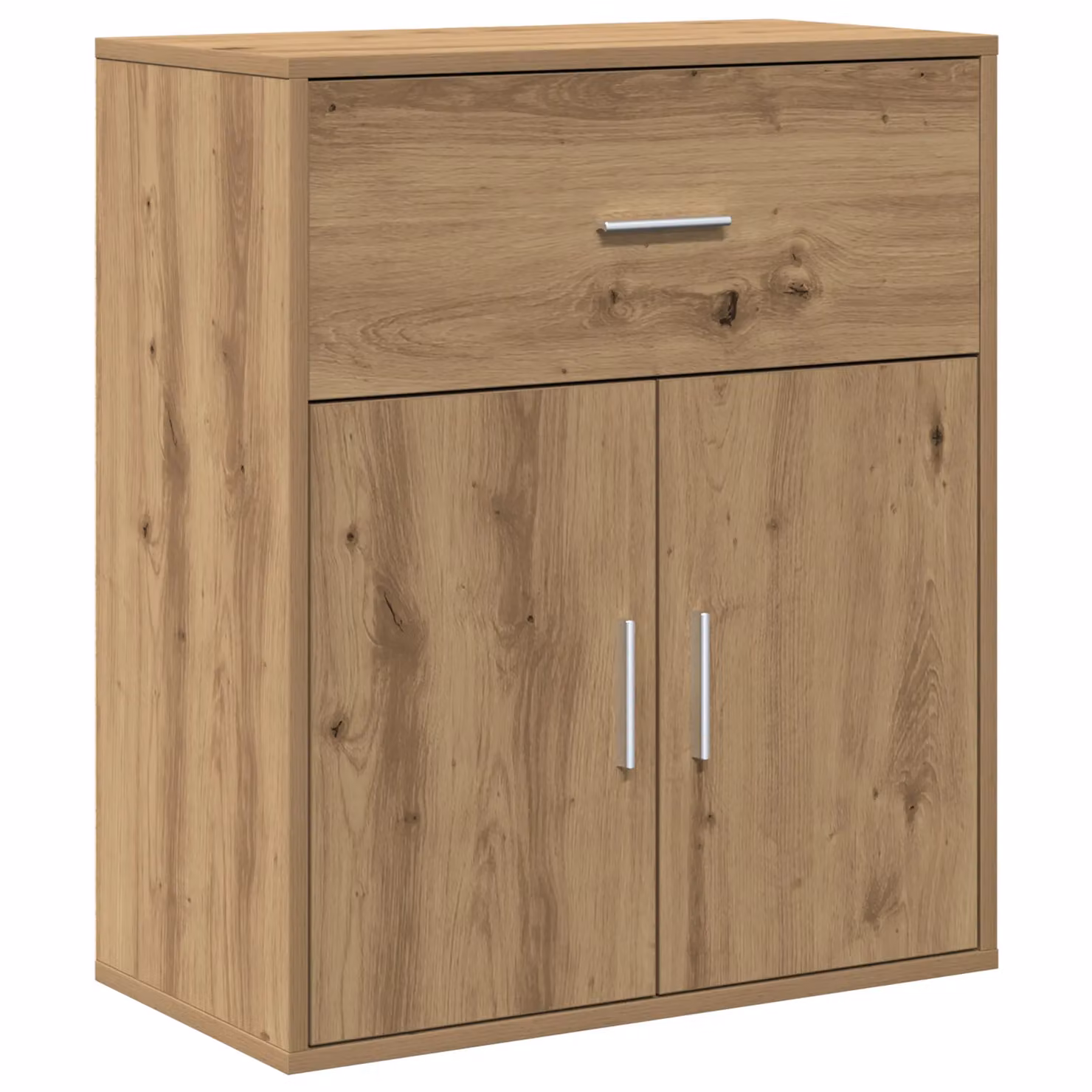 Berkfield Home Artisan Oak Sideboard in Brown, W/D/H: 60 x 31 x 70 cm – 2
