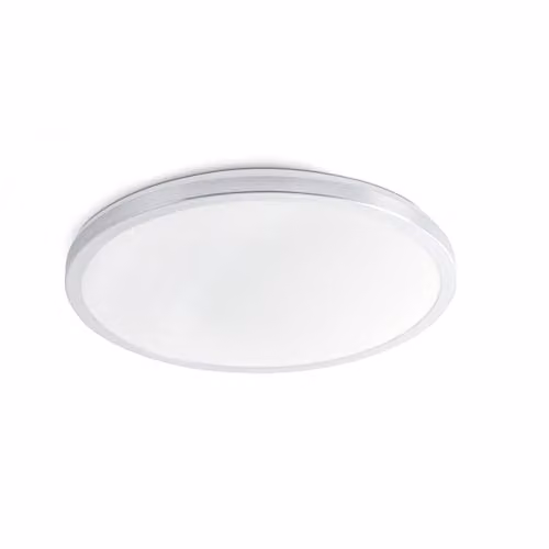Netlighting Ami LED Flush Ceiling Light in Grey Aluminium