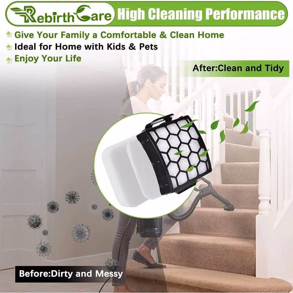 SPETLEK Replacement Filters for Shark Lift-Away Vacuum Cleaners, White – 5