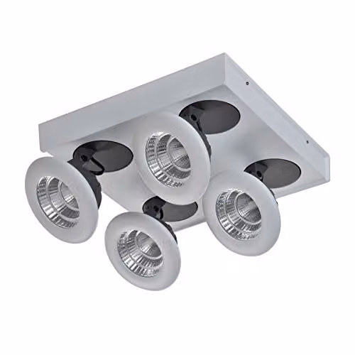 Netlighting Catalina Modern LED Ceiling Spotlight Cluster in White with 3000K Warm White Light