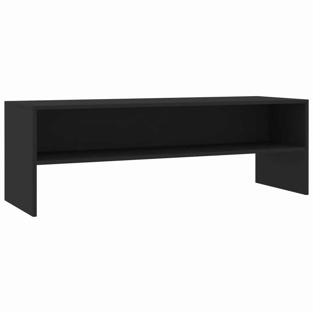 Berkfield Home Black Matt TV Cabinet in MDF W/D/H: 120 x 40 x 40 cm – 2
