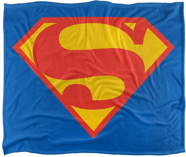 Warner Bros. Superman Shield 1993 Silky Touch Super Soft Fleece Throw Blanket, Multicolour – 5