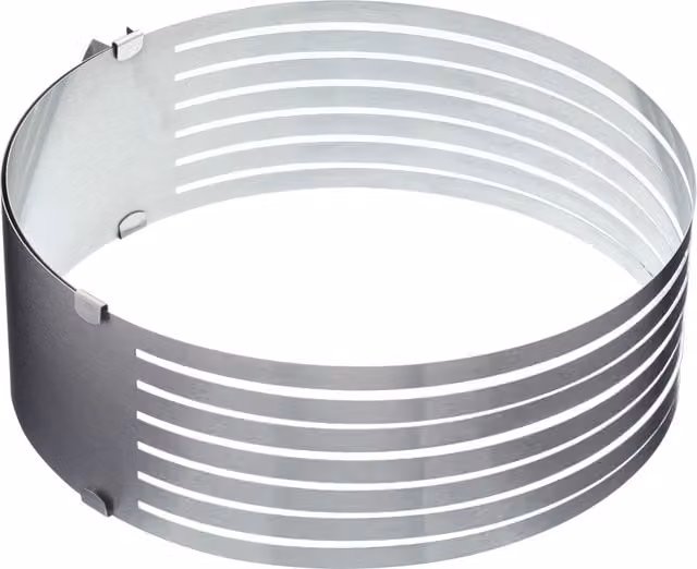 KitchenCraft Adjustable Round Cake Slicer Layer in Silver Stainless Steel