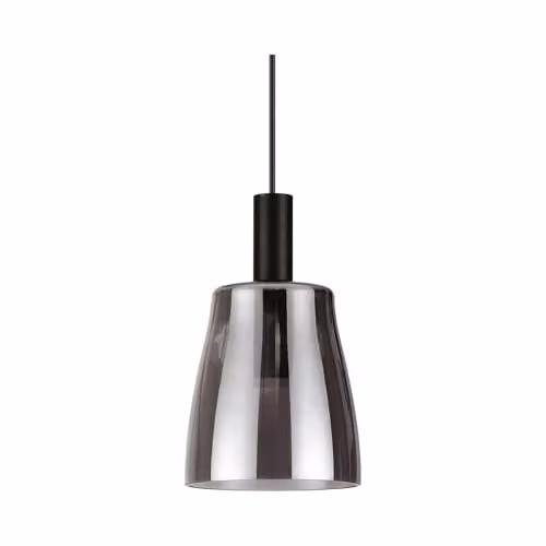 Netlighting Coco3 LED Dome Suspended Pendant Ceiling Light in Black with Warm White 3000K