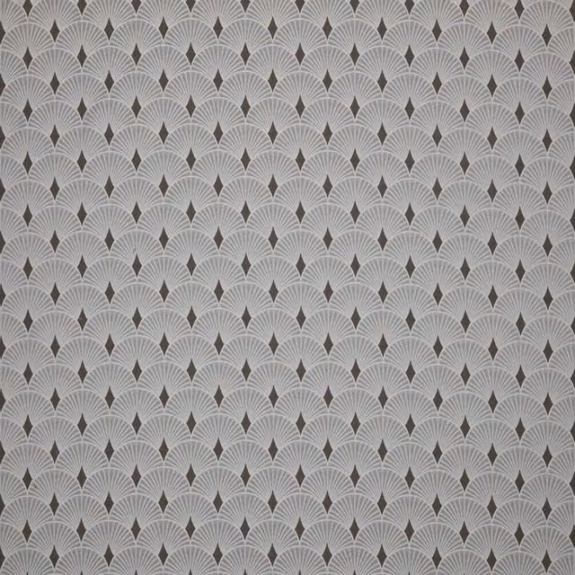 Ashley Wilde Tamara Fabric in Silver and Grey