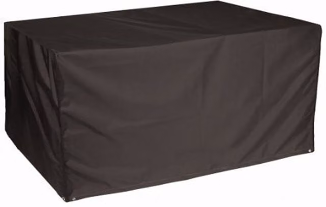 Abrihome Black Rectangular Patio Garden Sofa Set Cover in Polyester