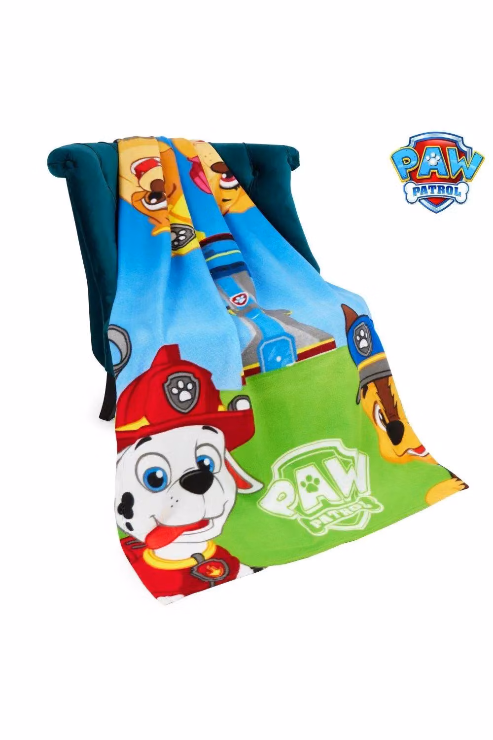 Paw Patrol Fluffy Fleece Blanket for Children, Multicolour, W/D/H: 100 x 150 cm – 5
