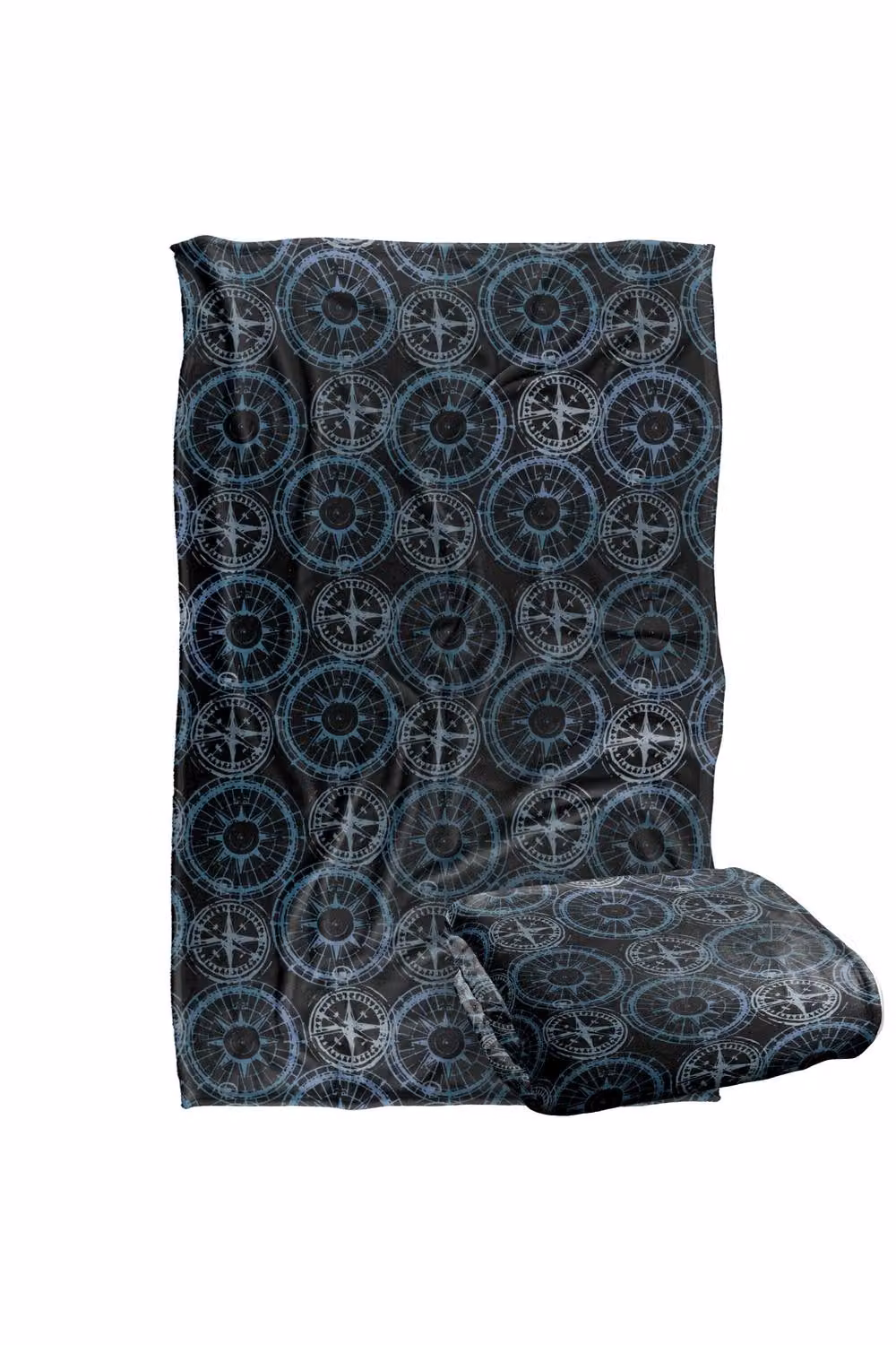 JQ Licensing Compass Pattern Silky Touch Super Soft Fleece Throw Blanket, Multicolour, W: 91 cm, D: 147 cm – 7