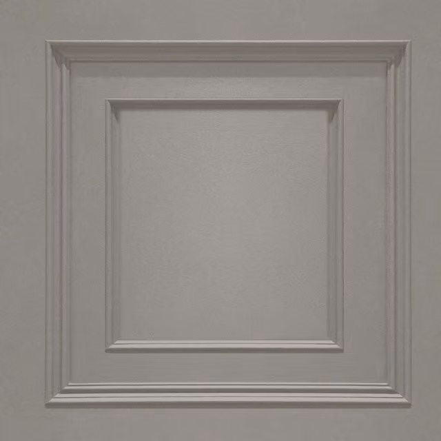 Belgravia Amara Wood Panel Geometric Textured Vinyl Wallpaper in Silver
