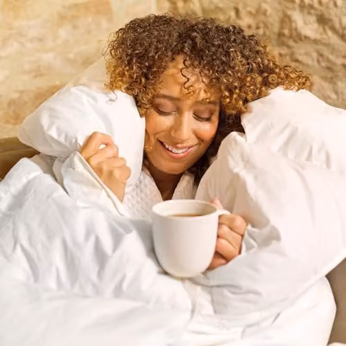 Christy European Duck Feather and Down Filled All Season Duvet, 10.5 Tog, White, King Size – 3