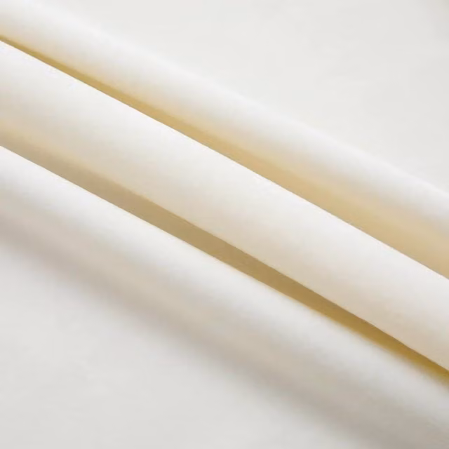 Berkfield Home Elegant Velvet Blackout Curtains, 2 Pack, Cream, W: 140 cm, H: 225 cm