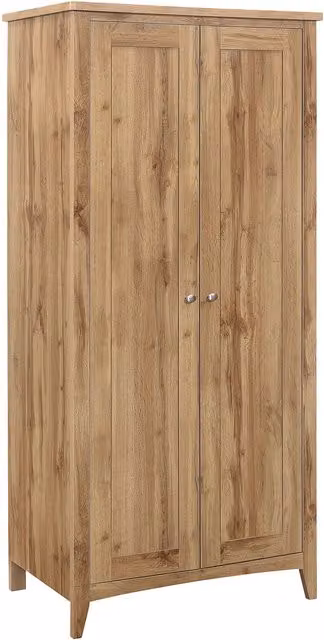 Birlea Classic 2 Door Wardrobe in Brown