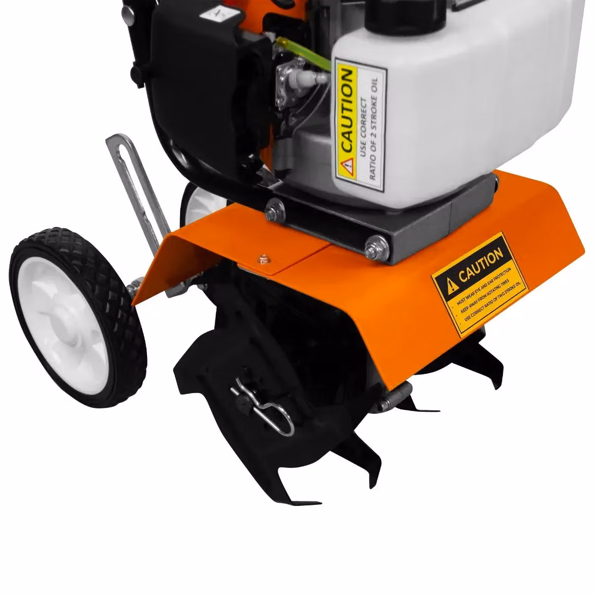 Monstershop T-Mech Petrol Garden Tiller in Black and Orange – 6