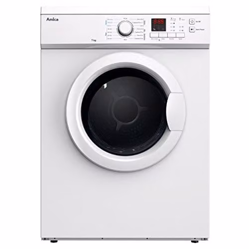 Amica ADV7CLCW Vented Tumble Dryer, White, 7kg, C Energy Rating