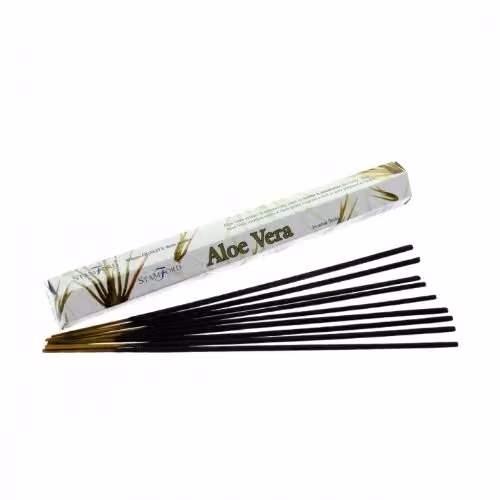 KDMD Aloe Vera Premium Floral Incense Sticks, 20 Sticks, White – 1