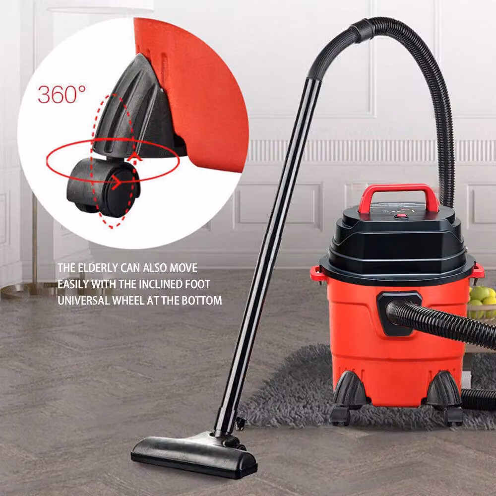 Ventryn Red Bagless Wet and Dry Cylinder Vacuum Cleaner – 3