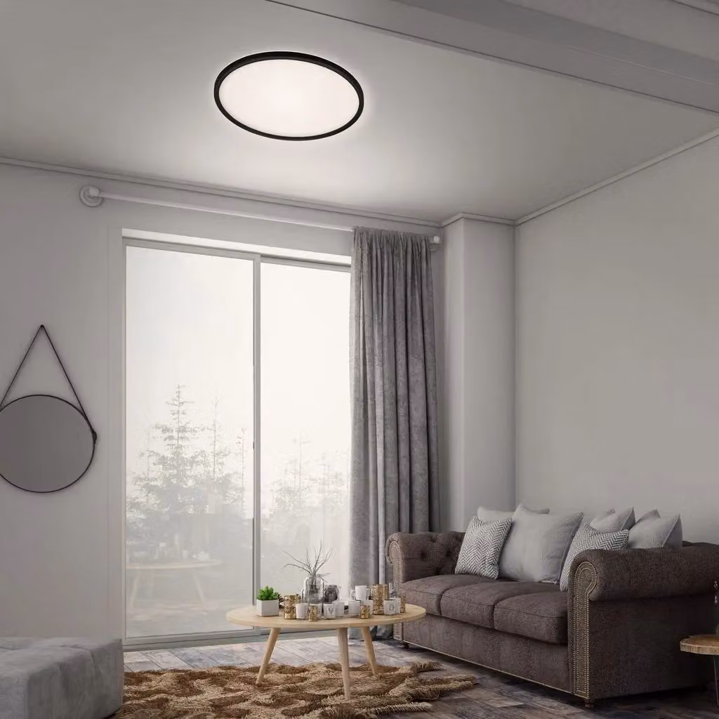 Briloner Ultraslim 22W CCT LED Ceiling Panel in Black – 3