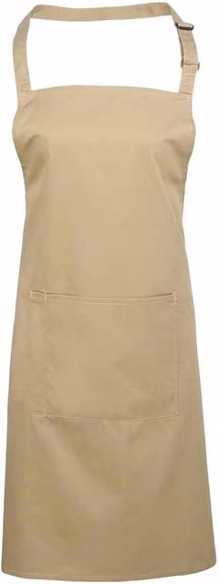 Premier Colours Pocket Full Apron in Beige