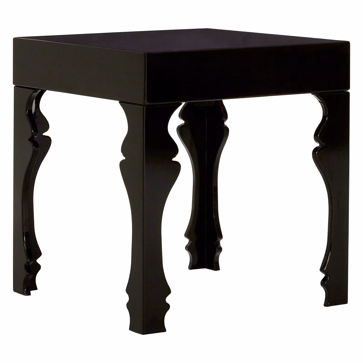 Orsina Black High Gloss Modern Side Table – 2