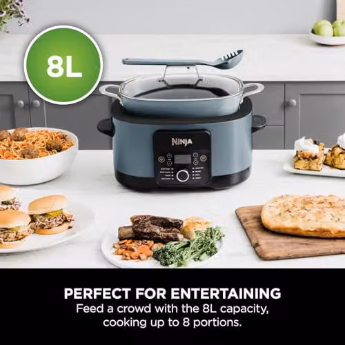 Ninja Foodi PossibleCooker 8-in-1 Slow Cooker, 8L, Sea Salt Grey MC1001UK – 3