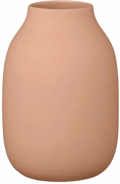 Blomus COLORA Ceramic Tabletop Vase in Brown, H 15.0 cm x W 11.0 cm x D 11.0 cm