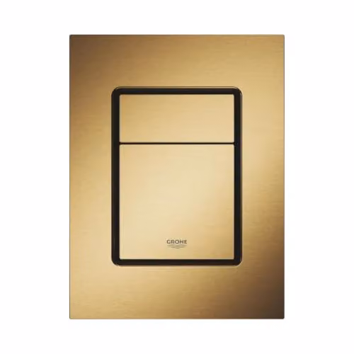Grohe Skate Cosmopolitan S Dual Flush Plate in Brushed Brass Gold – 2