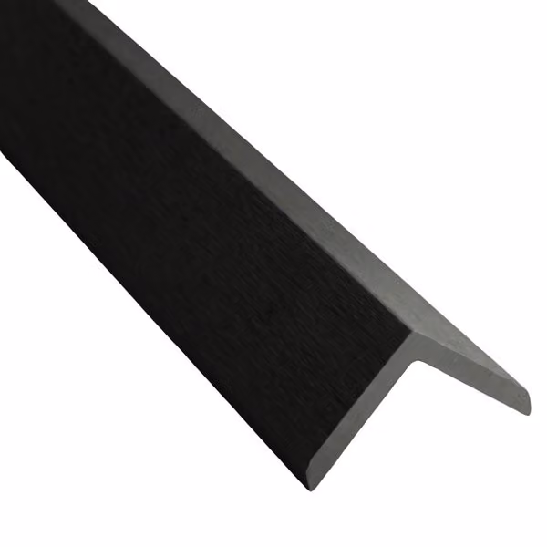 Heritage Timbosite Composite Edging Trim in Windswept Grey, H x W x L: 55 x 55 x 3660 mm