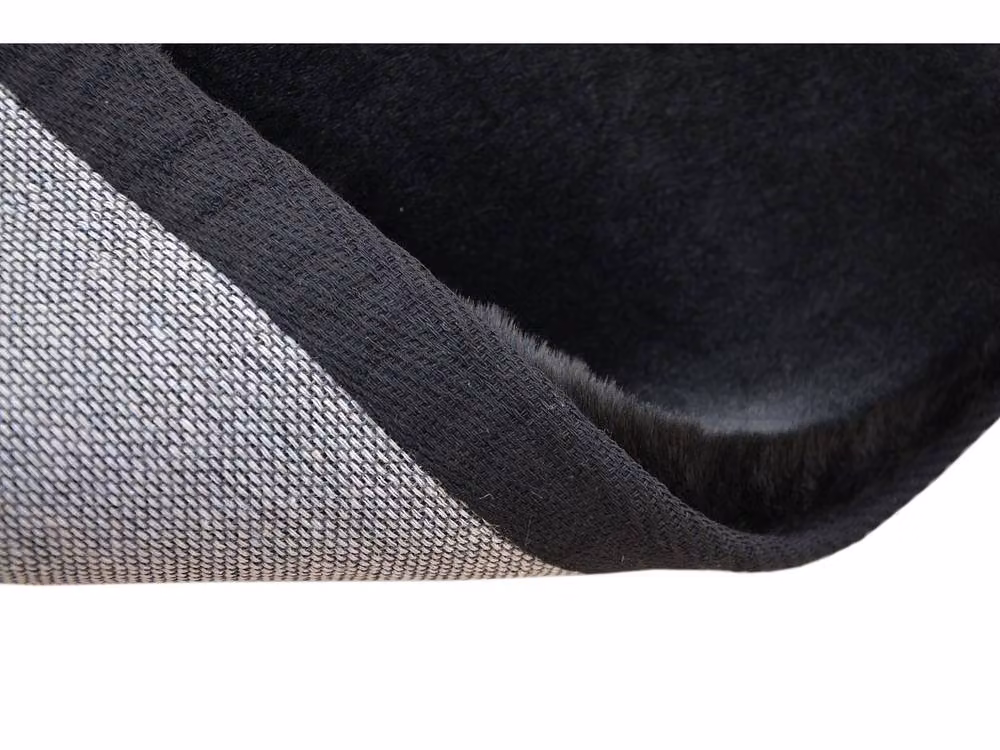 Vente-unique Bunny Shaggy Faux Fur Effect Rug, Black, W: 160 cm, D: 230 cm – 4