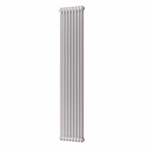 UK Radiators Alpha 2 Column Vertical Radiator in White, H: 1800 mm, W: 372 mm – 2