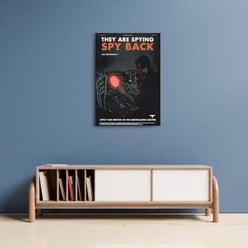 Fanattik Wolfenstein Spy Back Limited Edition A3 Multicolour Art Print – 3