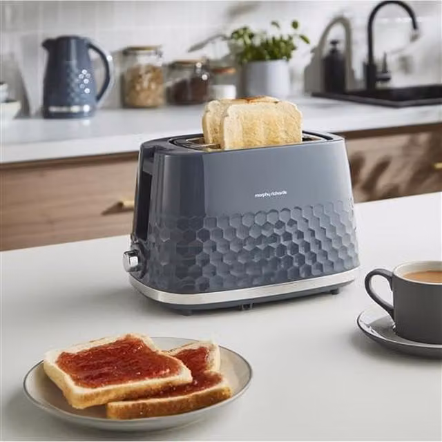 Morphy Richards Hive 2 Slice Toaster - Grey