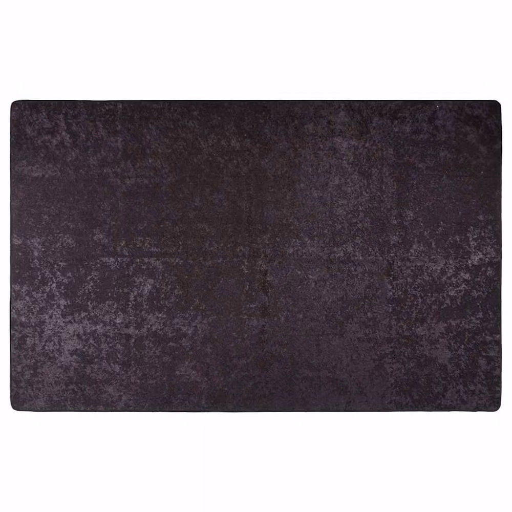 Berkfield Home Washable Abstract Anti Slip Rug in Anthracite and Black W: 160 cm, D: 230 cm
