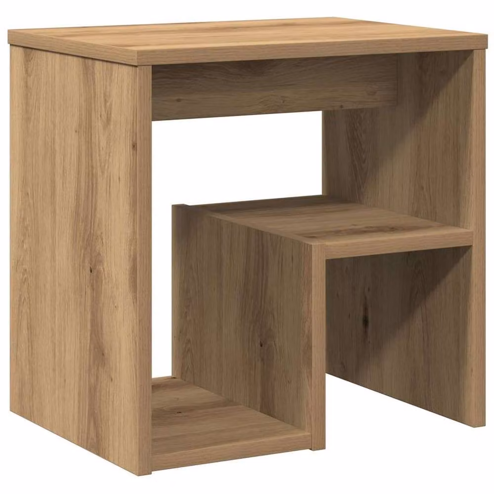 Berkfield Home Artisan Oak Bedside Cabinet in Brown, W/D/H: 40 x 30 x 40 cm – 2