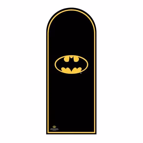 Star Cutouts SC4349 Batman Logo Cardboard Backdrop Sailboard in Black