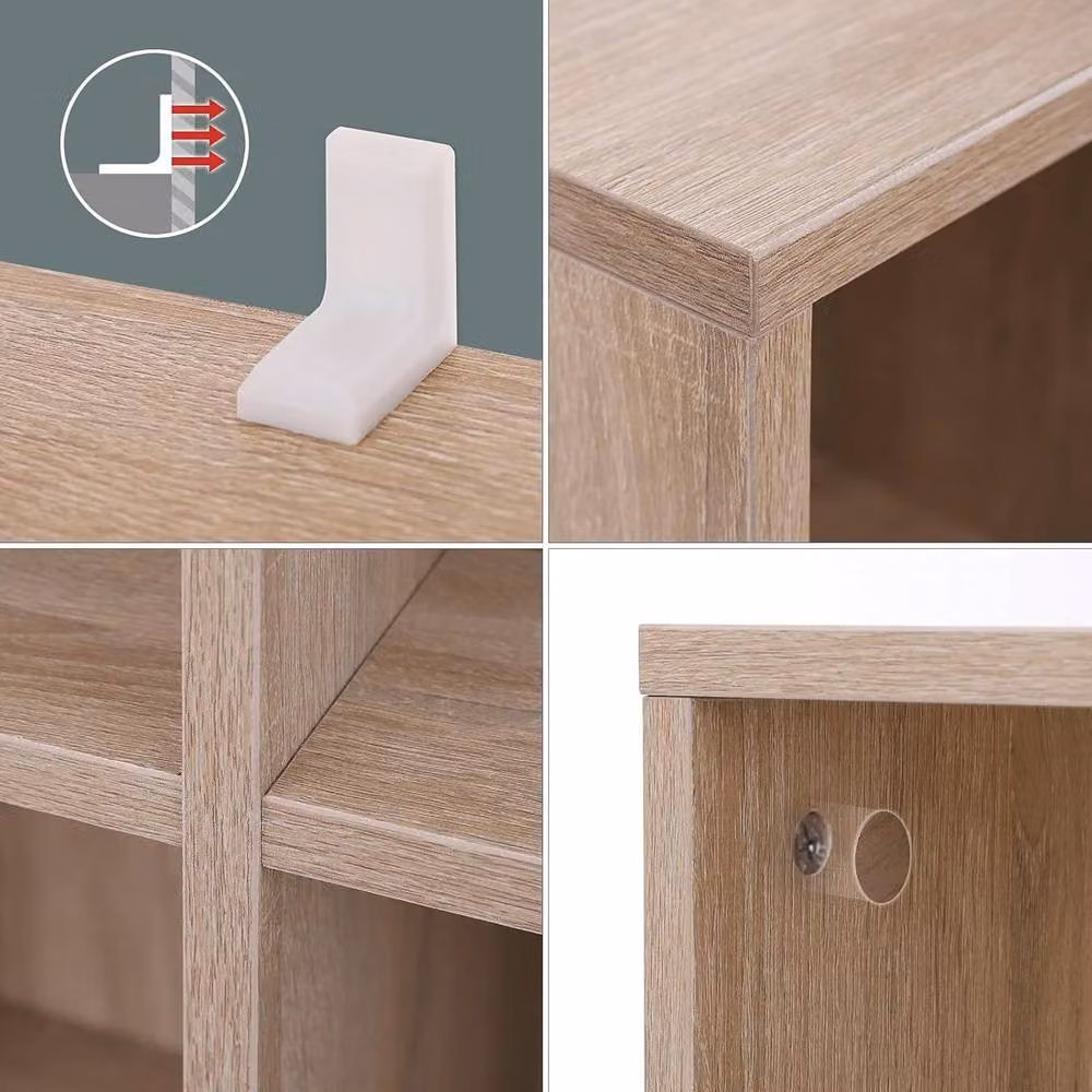 VASAGLE 8 Cube Storage Rack in Beige – 4