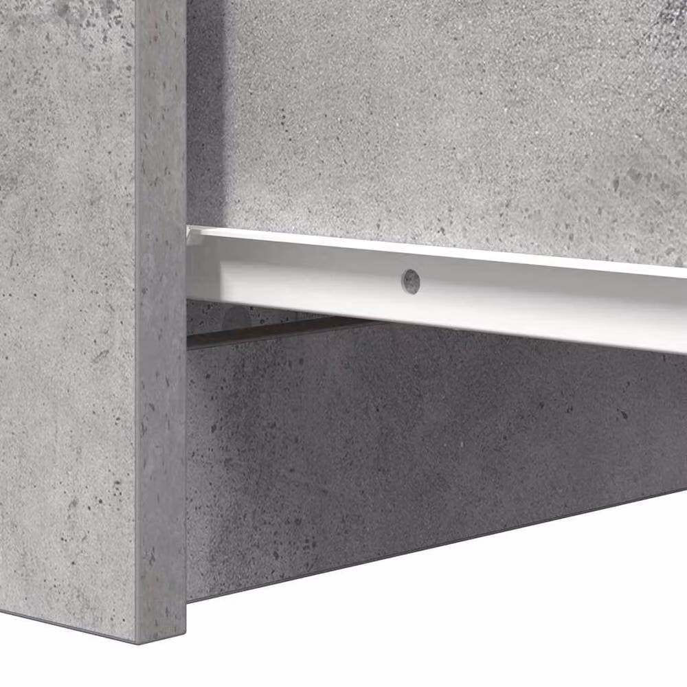 Berkfield Home Sideboard in Concrete Grey, W/D/H: 37.5 x 35.0 x 76.0 cm – 2