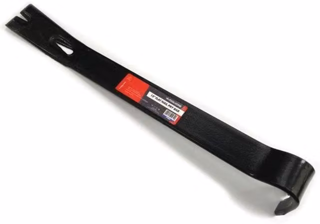 Garden Mile 15 inch Steel Flat Nail Pry Bar in Black