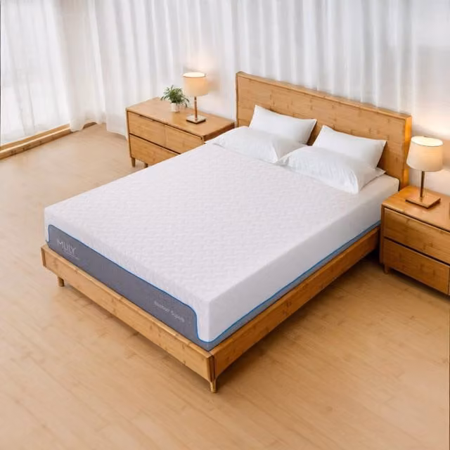 Mlily Bamboo Superb Memory 2500 Hybrid Pocket Mattress, White, W/D/H: 90 x 190 cm