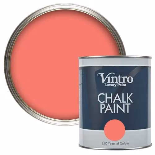 Vintro Blush Pink Marilyn's Blush Chalk Paint for Furniture, Walls and Woodwork, 1 l