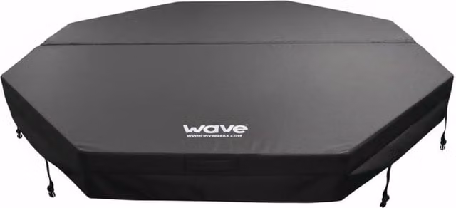 Wave Spas Wave Premium All-Weather Thermal Hot Tub Cover Como in Black – 1