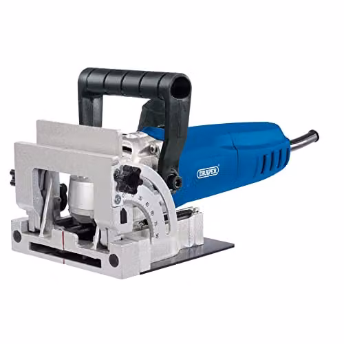 Draper Storm Force 900W Benchtop Biscuit Jointer in Blue